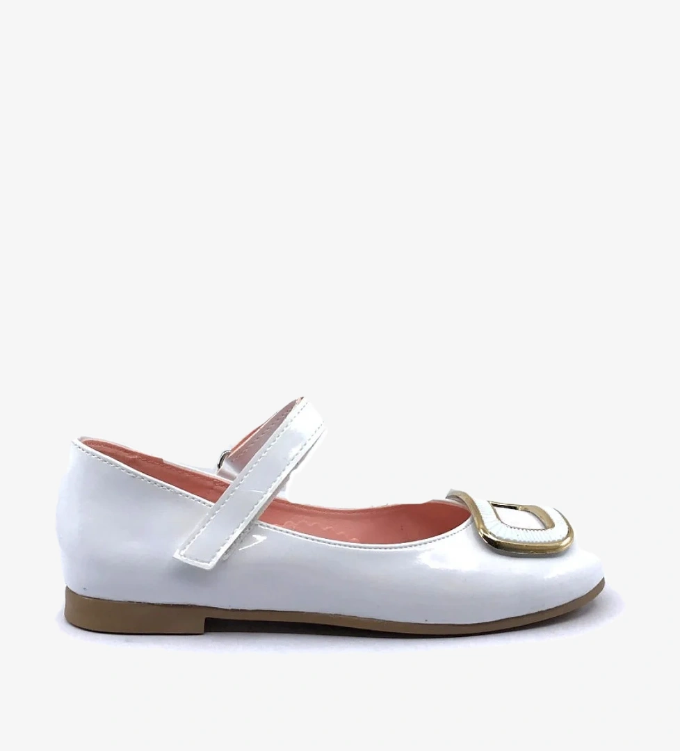 Sema 4230 Kız Çocuk Tokalı Cırtlı Babet Ayakkabı model görseli