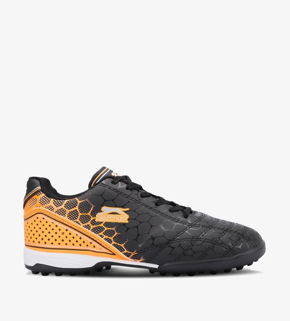 DANGER I HS Futbol Erkek Çocuk Halı Saha Ayakkabı Siyah / Turuncu
