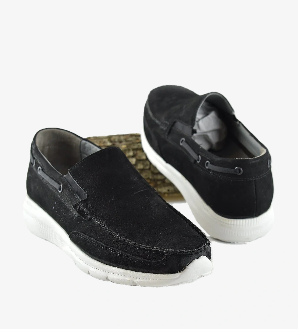 Ayakkabı Burada 3020 TAM Ortopedik Taban Hakiki Deri Günlük Erkek Ayakkabı Gvnl Nubuk model görseli