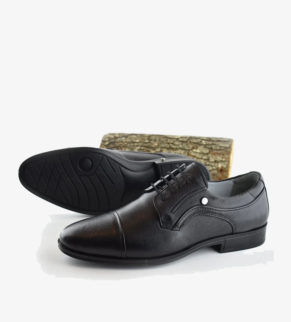 3572 Tam Ortopedik Taban Hakiki Deri Erkek Ayakkabı Hava Süspansüyonluu - Görsel 1