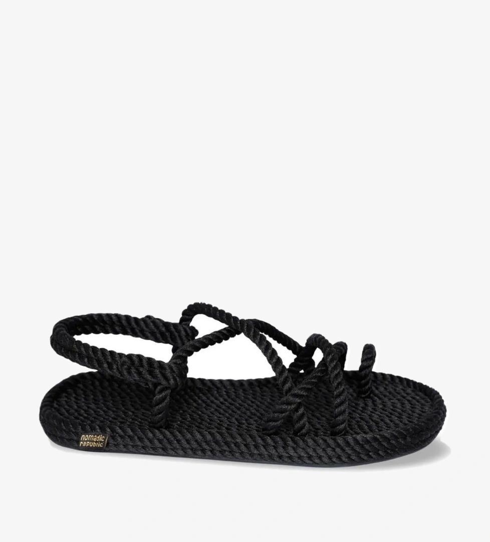 Nomadic Republic Ibiza Kt Bej Siyah Kadın Sandalet model görseli