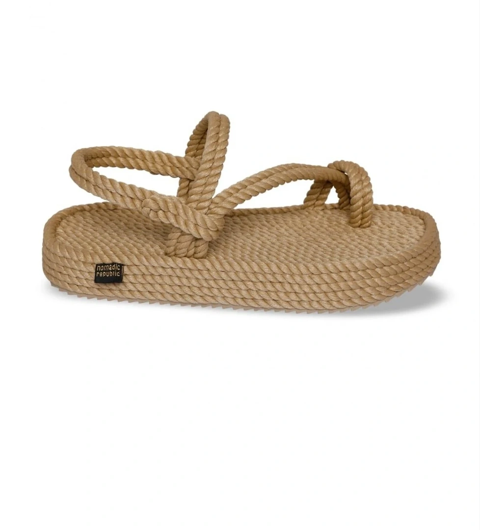Nomadic Republic Hawaii Platform Bej Kadın Sandalet model görseli
