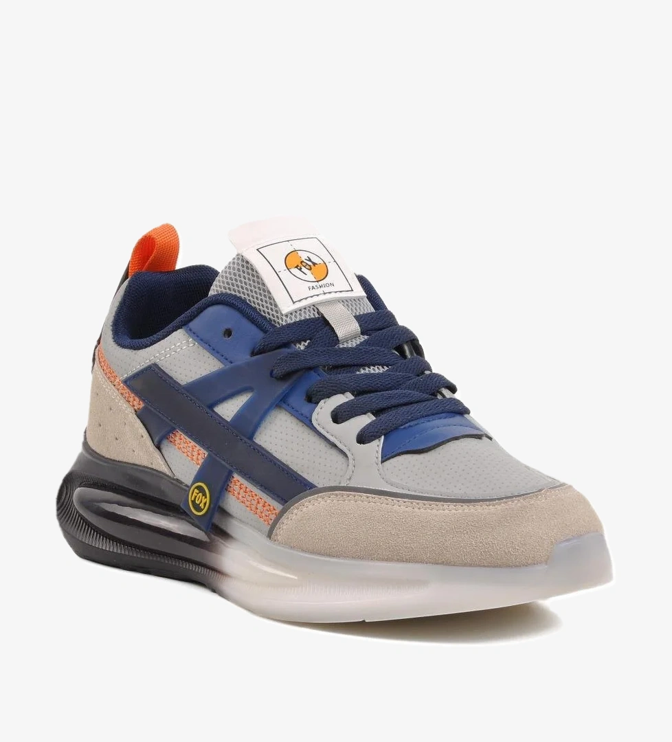 152-17202 Gri Erkek Sneaker - Görsel 1