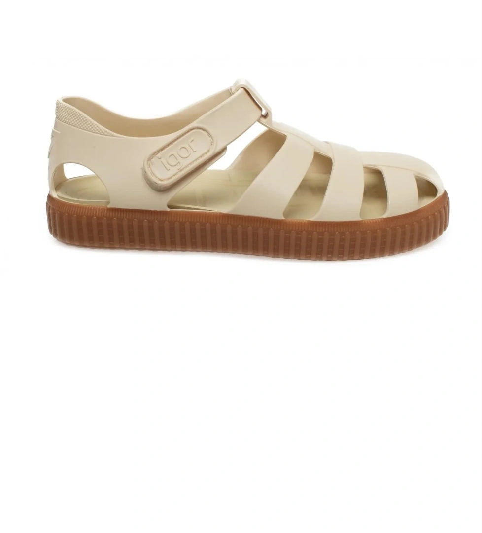S10291K Nico Caramelo Krem Çocuk Sandalet