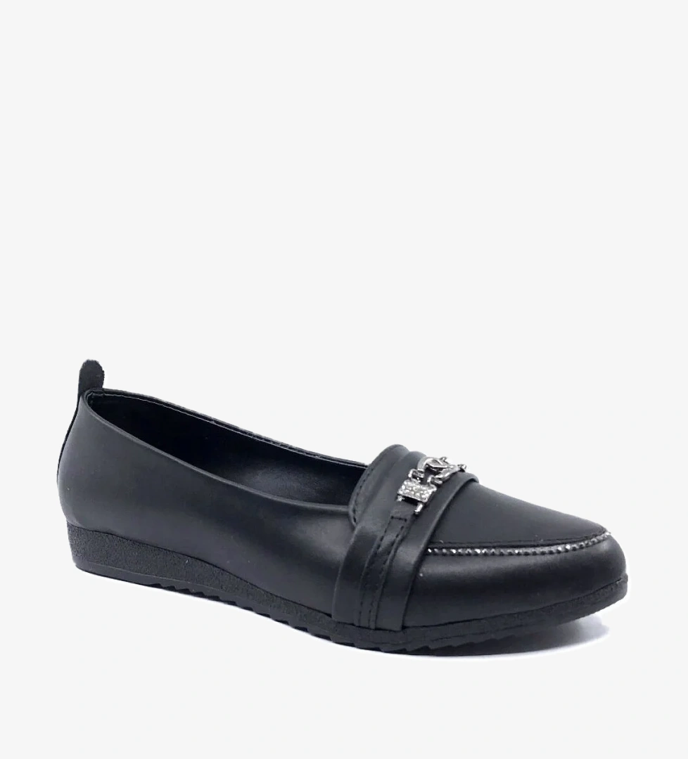 Ayakkabımood CC 3046 Siyah Bayan Babet Ayakkabı model görseli