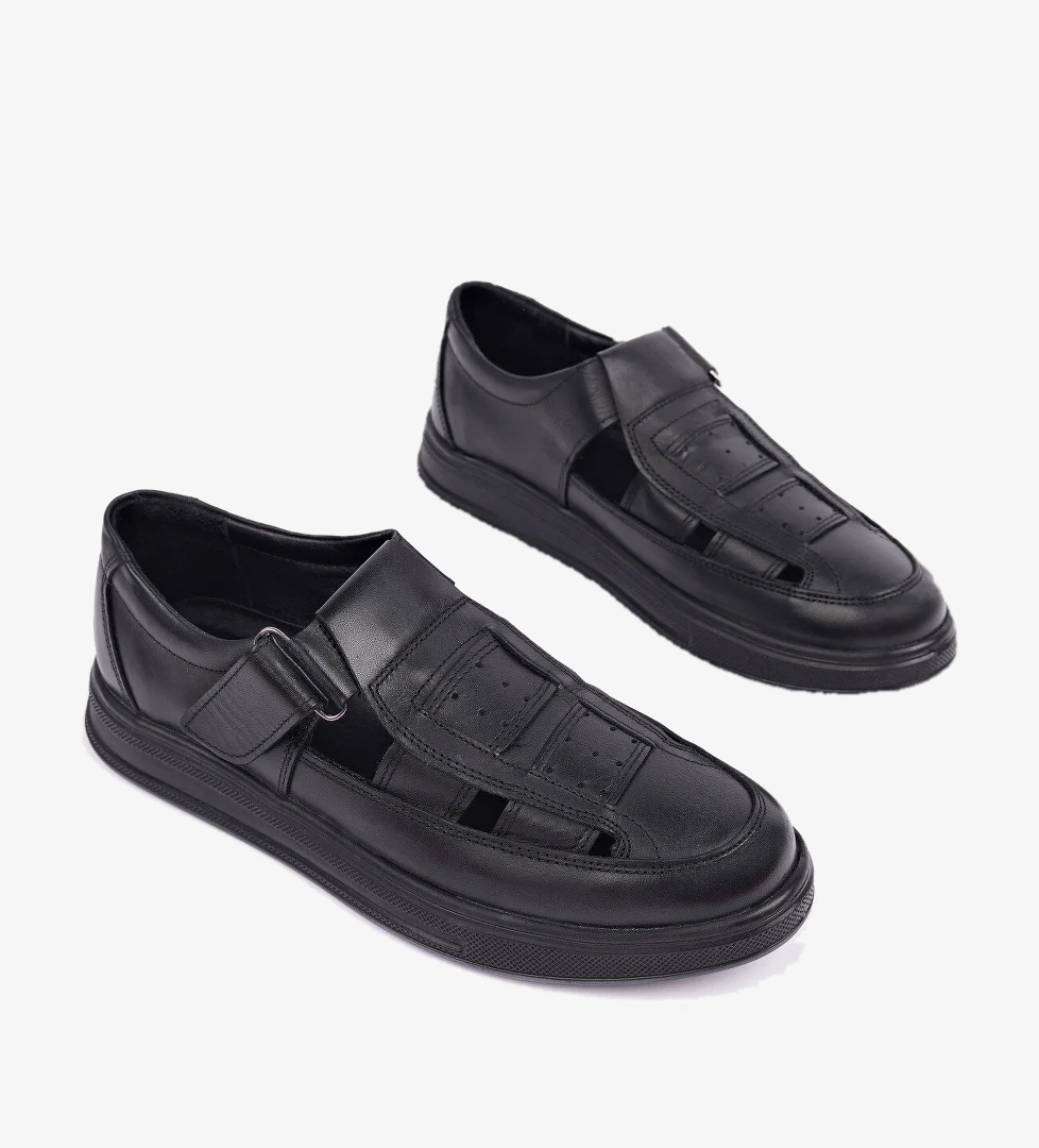 Oliver Garantili Erkek Günlük Klasik Hakiki Deri Rahat Ortopedik Sandalet