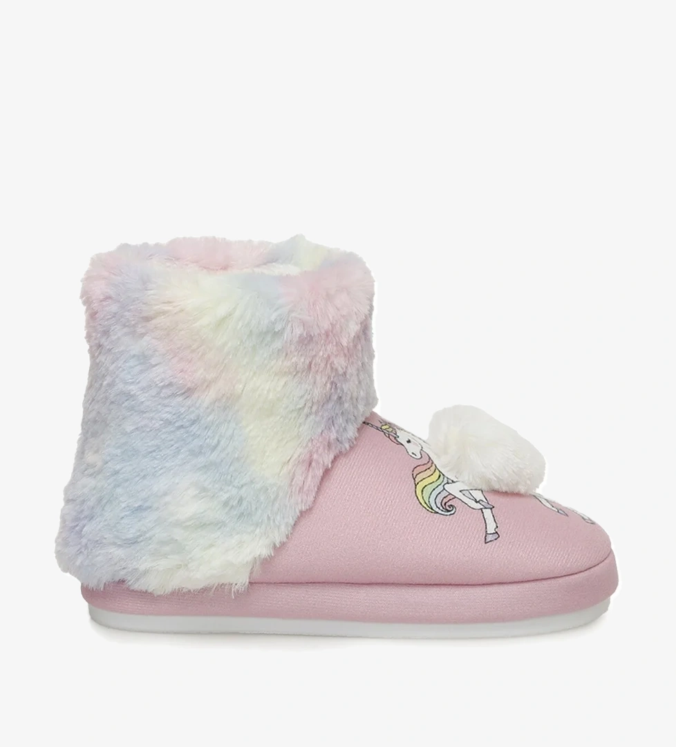 Polaris 626036.P3PR Pembe Kız Çocuk Panduf - Görsel 1