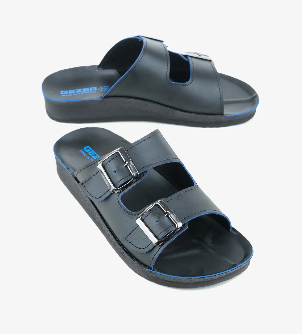 Yazlık Erkek İki Toka Ayarlanablir Terlik - Görsel 1