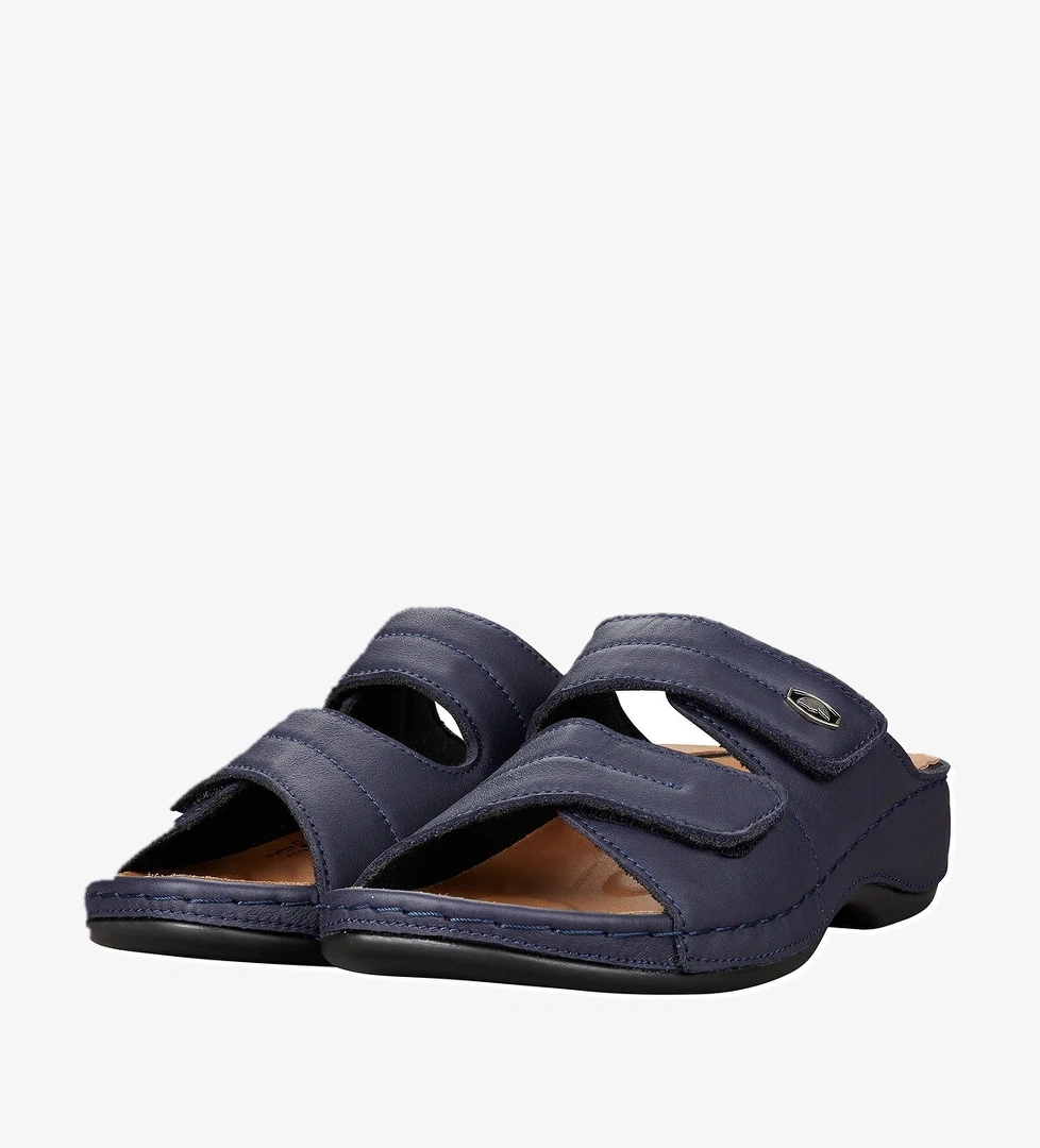 Paleng Gezer Kadın Ayarlanabilir Hakik Deri Terlik - Görsel 1