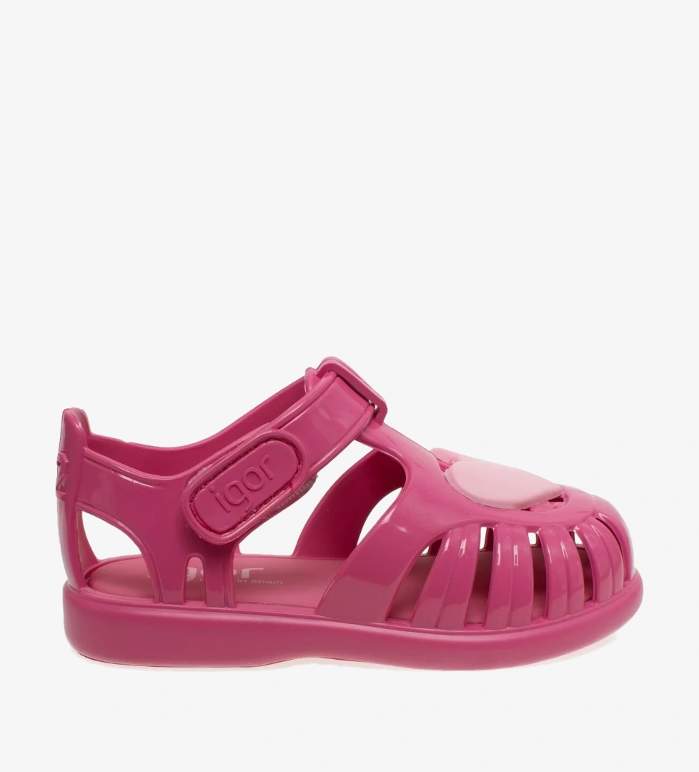 Igor S10310 Tobby Gloss Love Fuşya Çocuk Sandalet