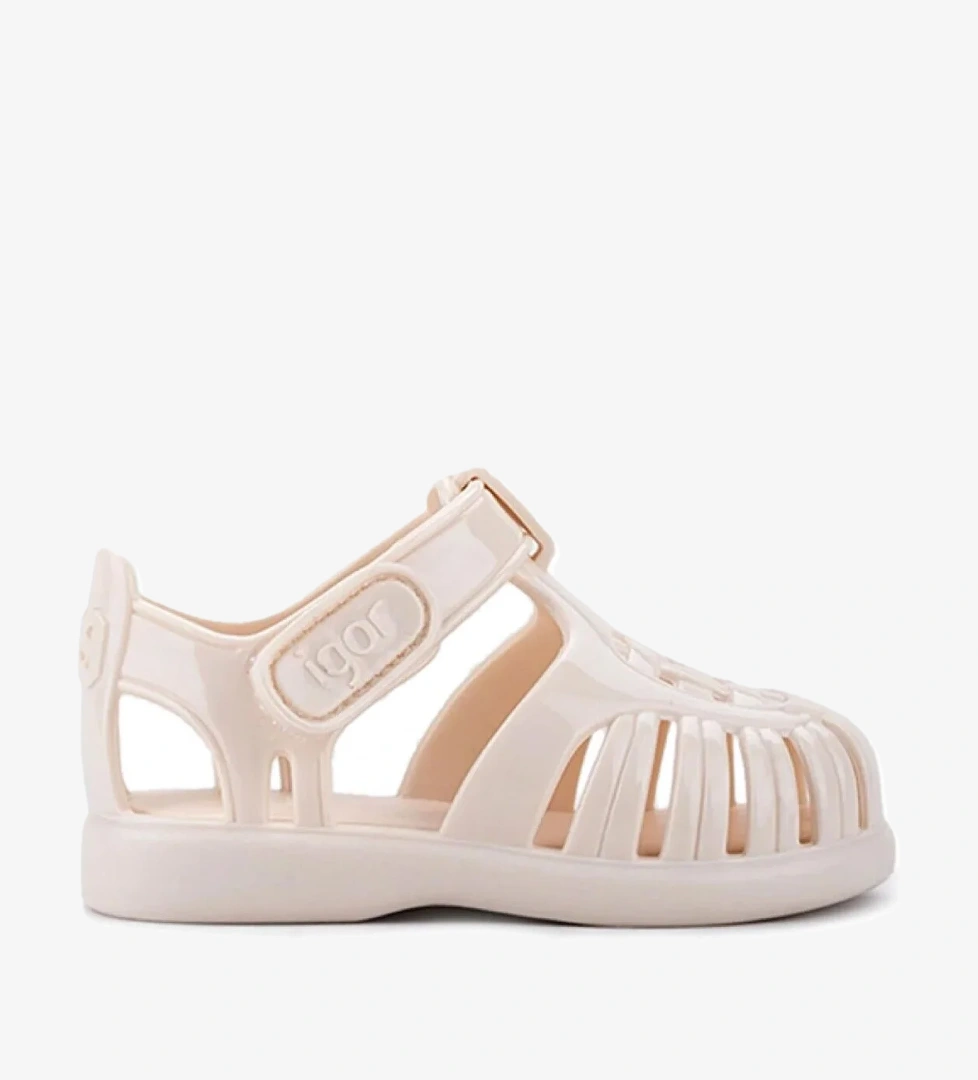 S10311K Tobby Gloss Krem Kız Çocuk Sandalet