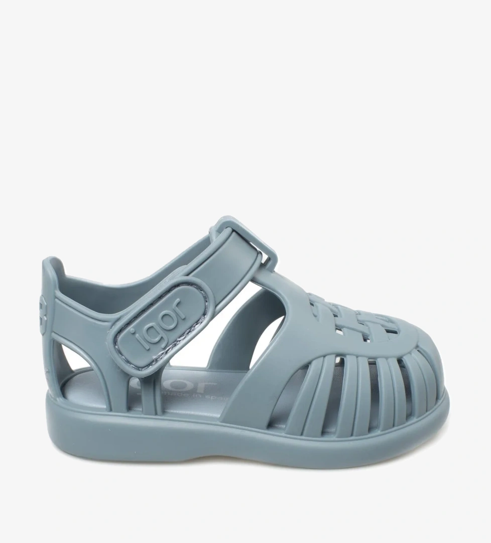 Igor 10271 K Tobby Solid Mavi Kız Çocuk Sandalet