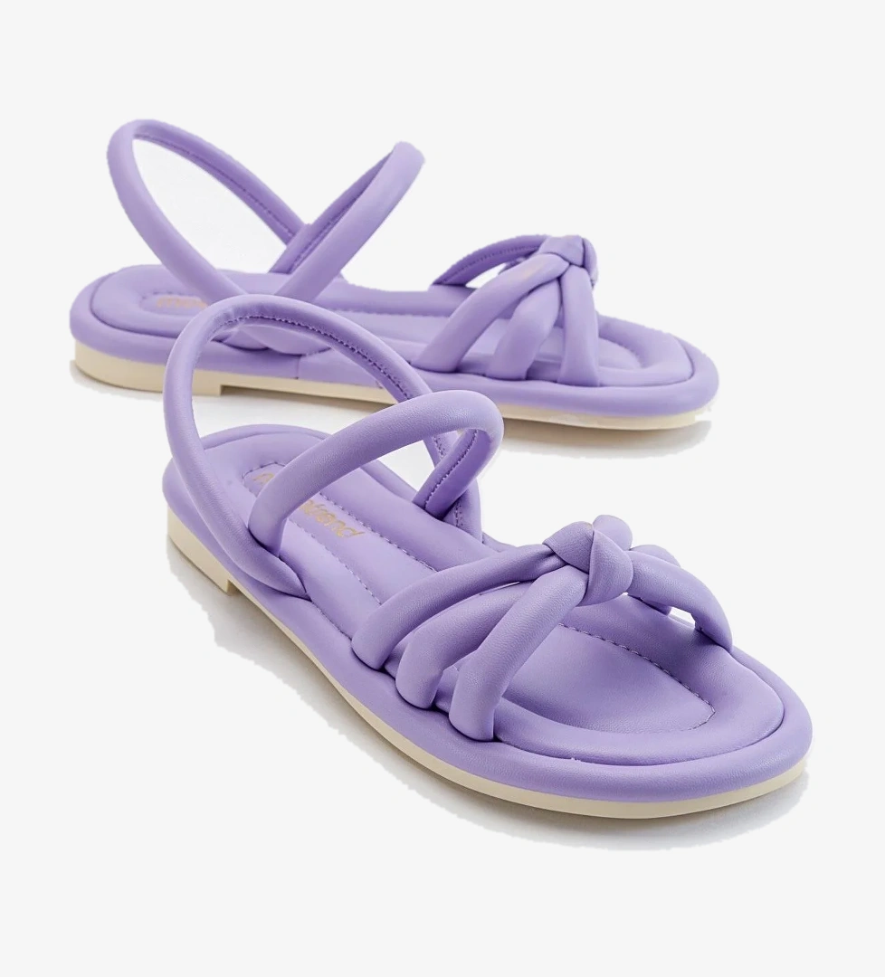 Tek Biyeli Boğumlu Kadın Sandalet LİLA