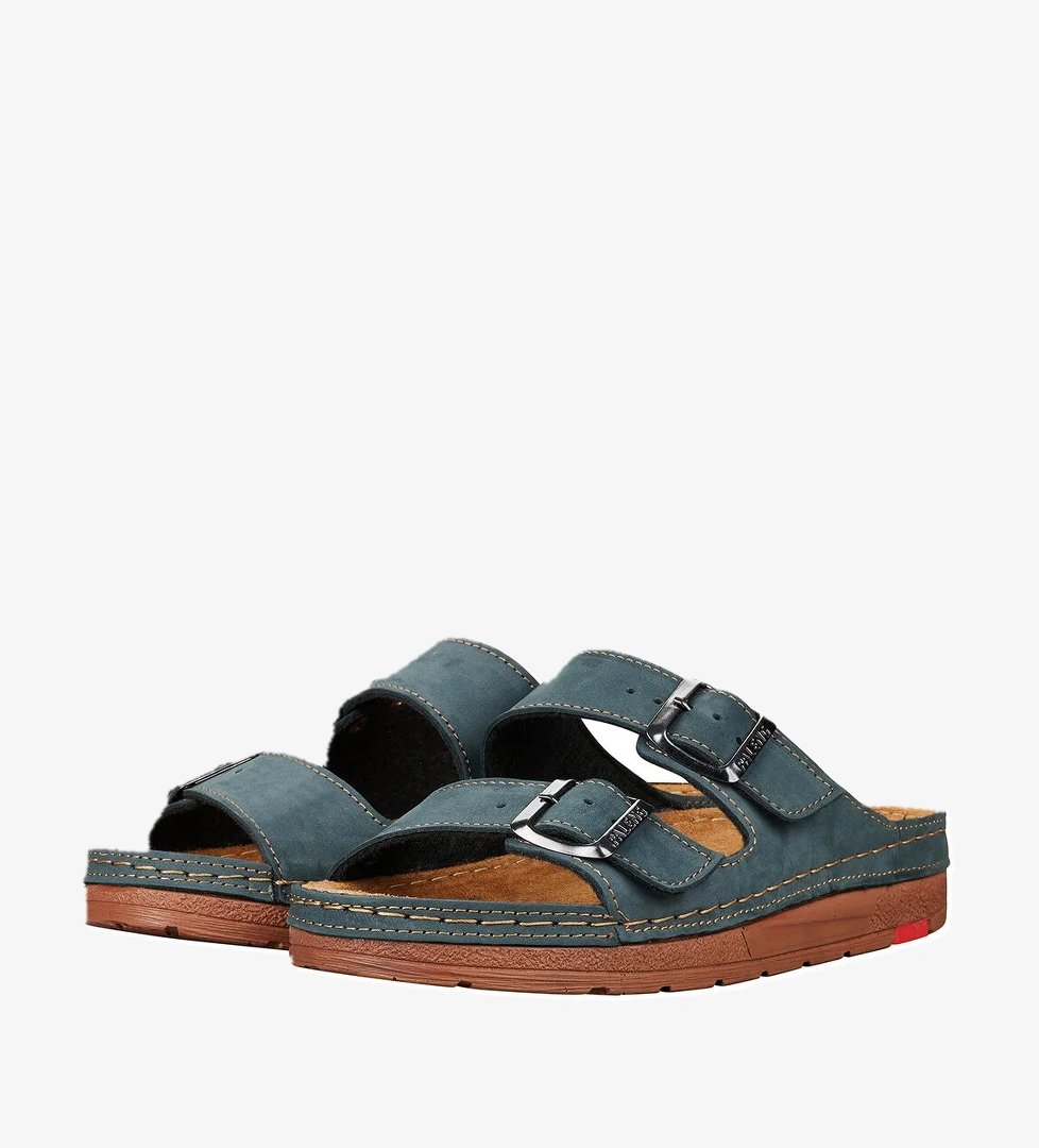 Paleng Gezer Yazlık Hakiki Deri Erkek Terlik - Görsel 1