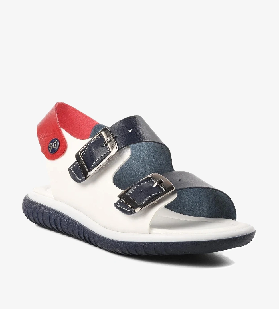 Ayakmod Şng 1530-f Lacivert Nubuk-sarı-krem Erkek Çocuk Sandalet model görseli