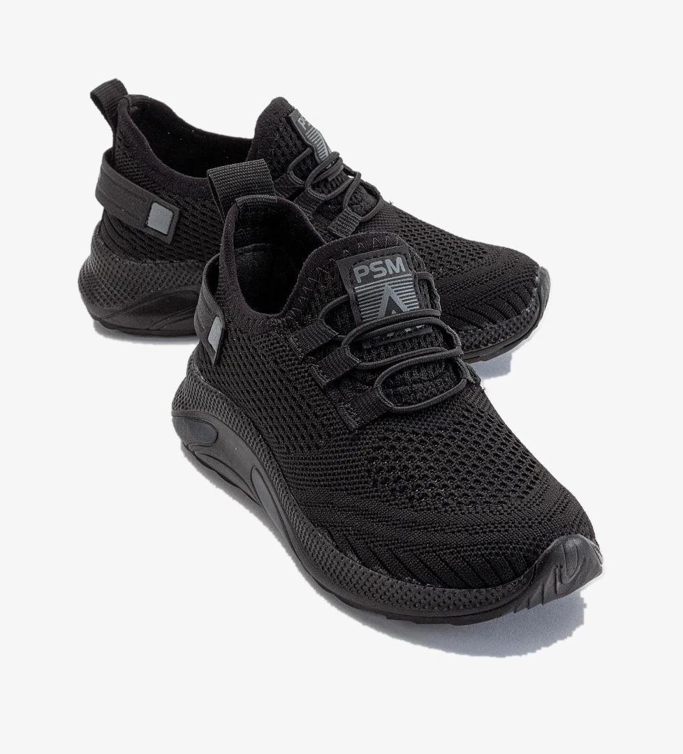 Triko Çocuk Spor Ayakkabı 26-30 SİYAH SİYAH