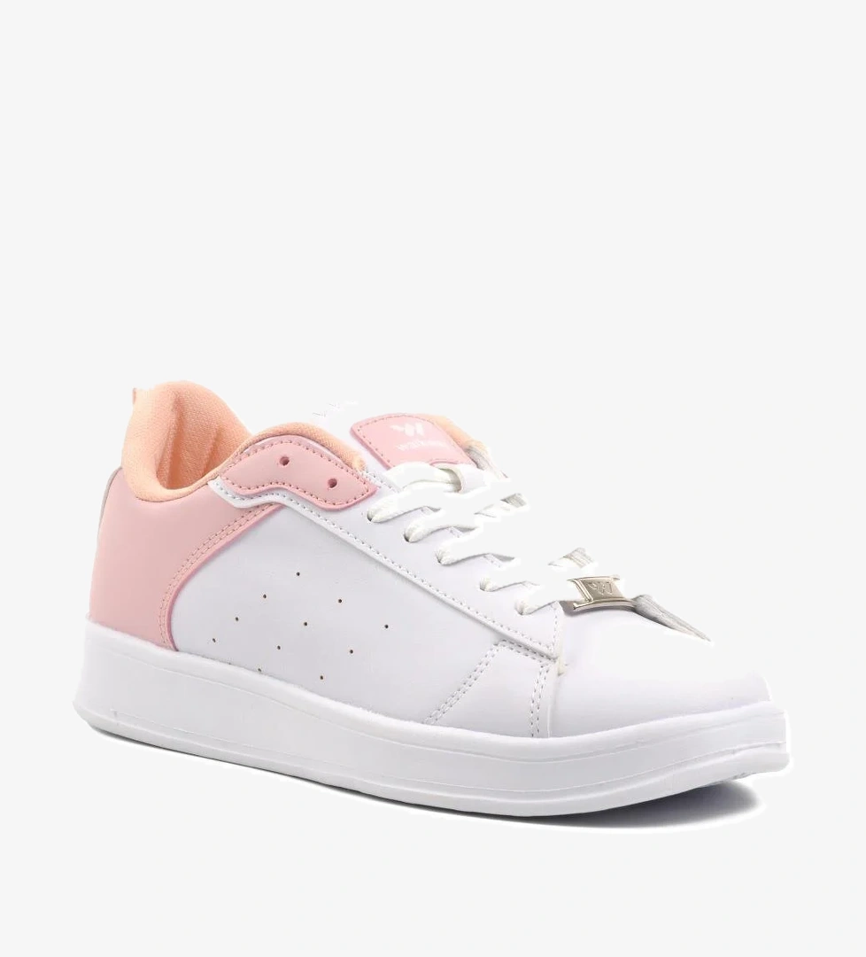 Walkway Lena Siyah-beyaz-kırmızı Beyaz-pudra Unisex Sneaker model görseli