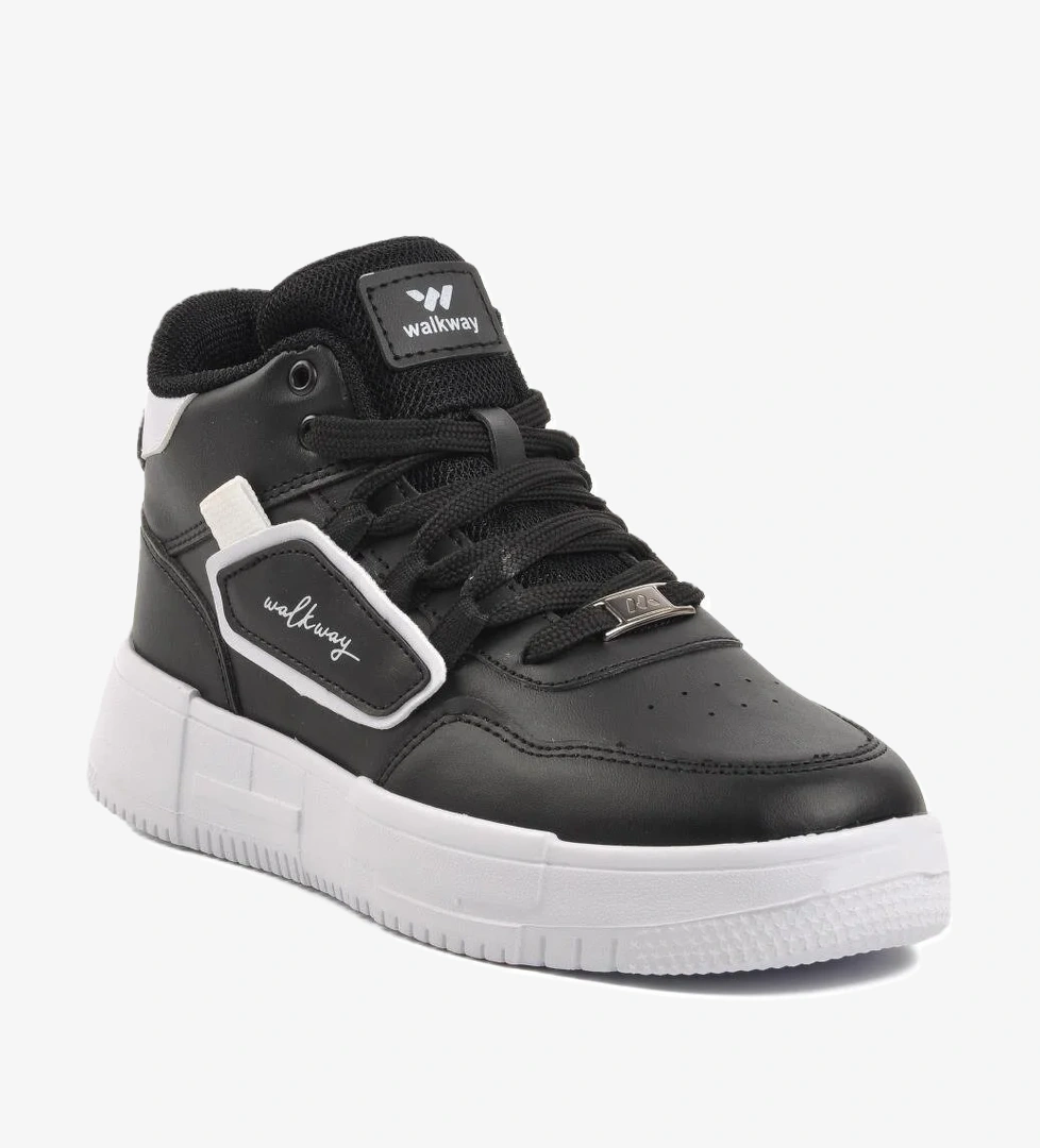 Nefertiti Siyah-Beyaz Unisex Hi Sneaker