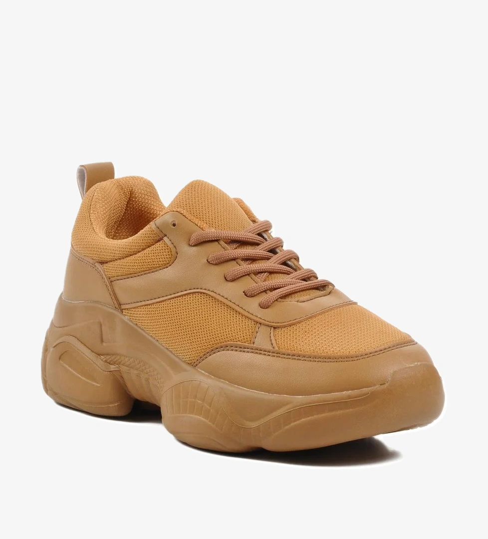 Dkc2304 Ekru Kadın Sneaker