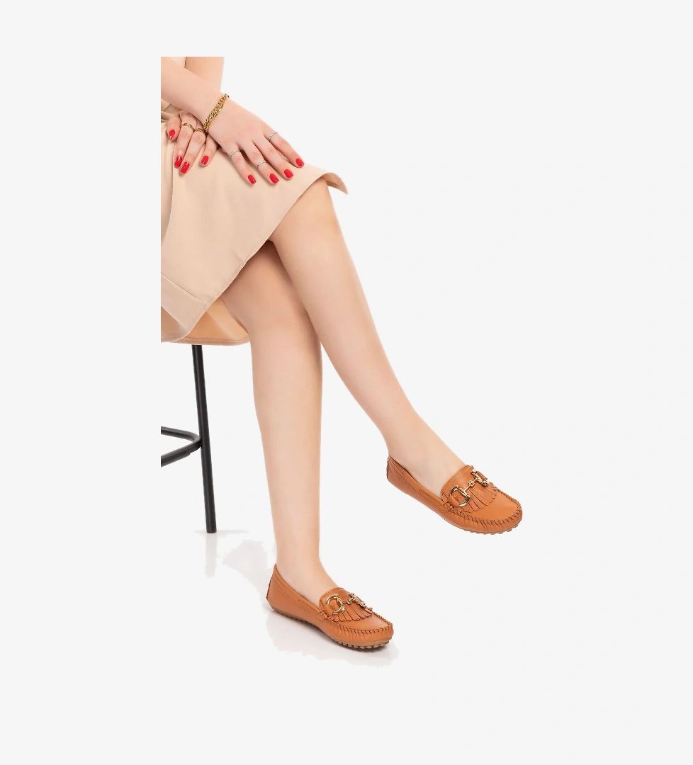 Gondol Hakiki Deri Süet Esnek Hafif Rahat Loafer sw.755