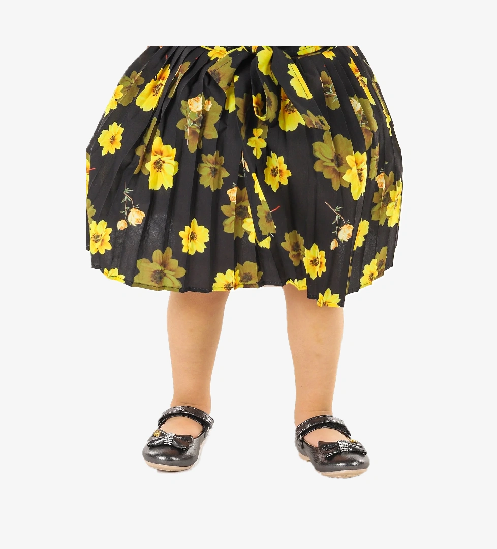 Withbow Vakko Cırtlı Fiyonklu Kız Çocuk Babet Ayakkabı Platin