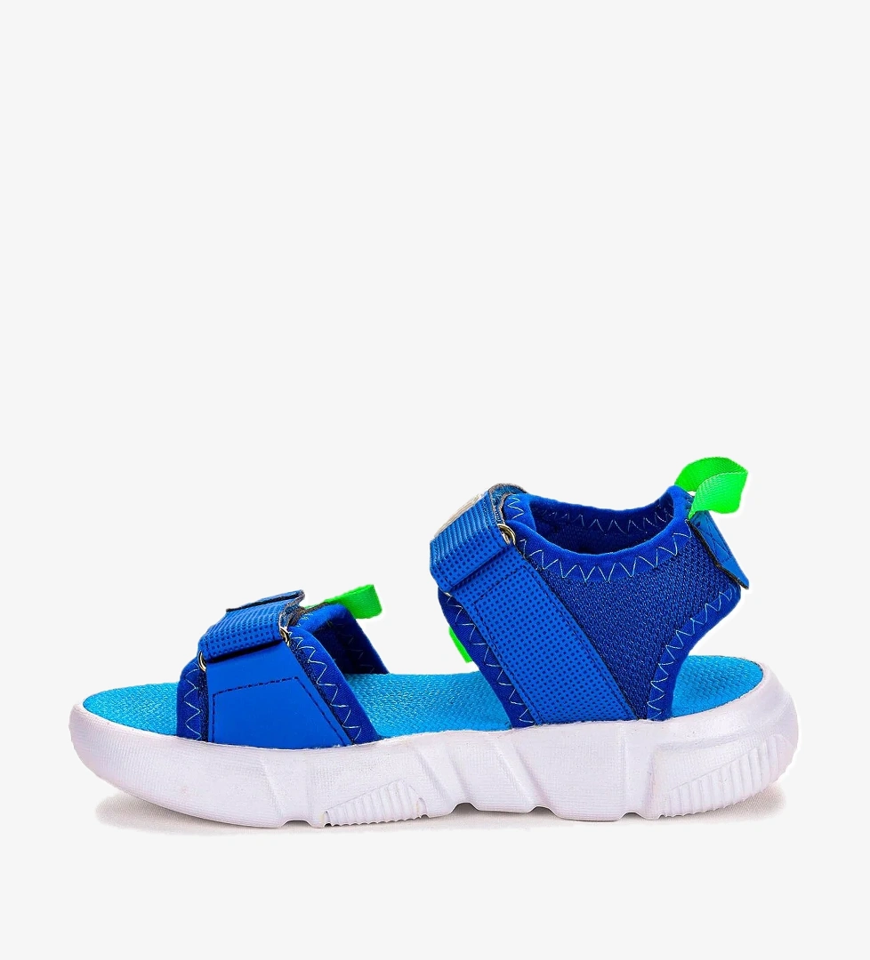 Cırtlı Yürüyüş Kız/Erkek Çocuk Sandalet 200 Saks Mavi