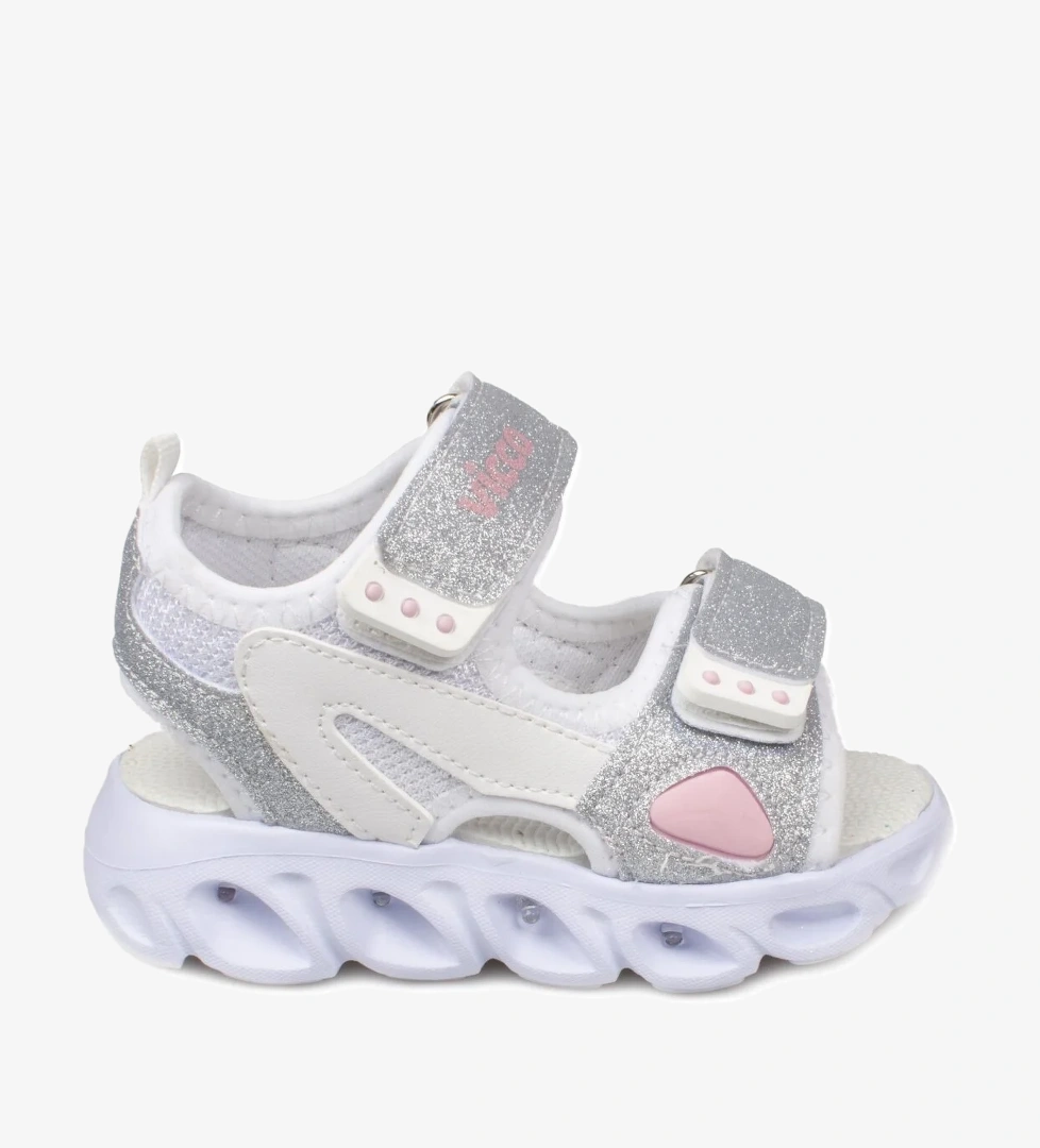 332.p21Y189 Roy Patik Phylon Işıklı Beyaz Çocuk Sandalet