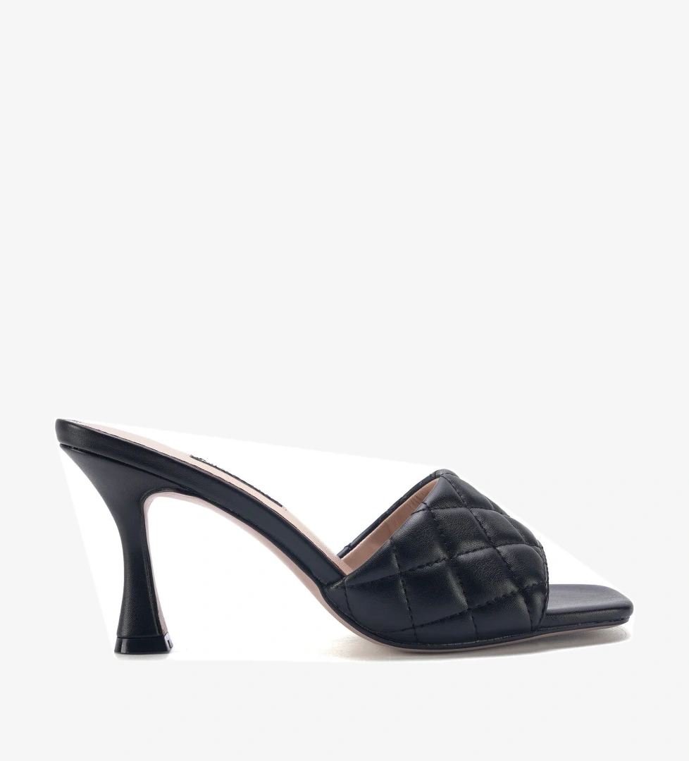 Nine West RELIA 3FX Siyah Kadın Topuklu Terlik - Görsel 1