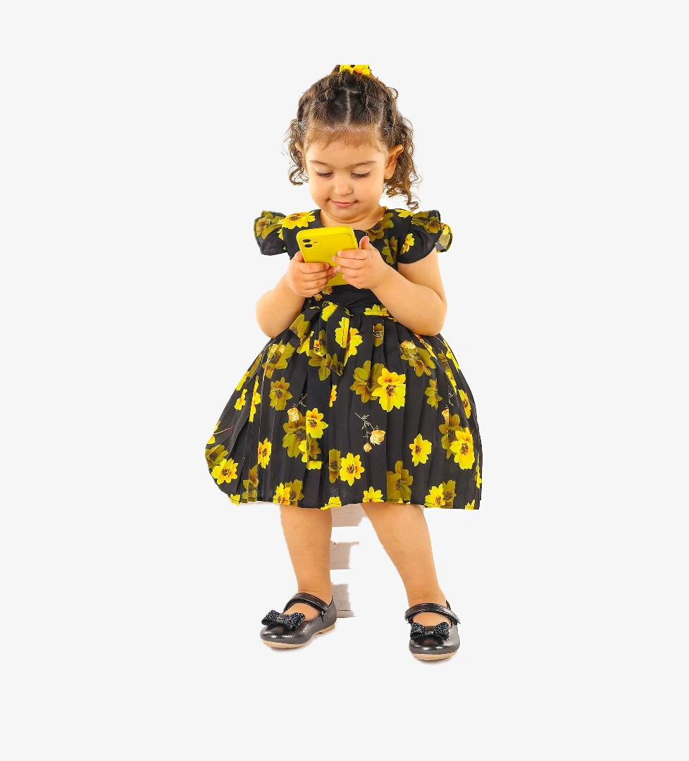 Cırtlı Fiyonklu Kız Çocuk Babet Ayakkabı Ege 200 Vakko Platin