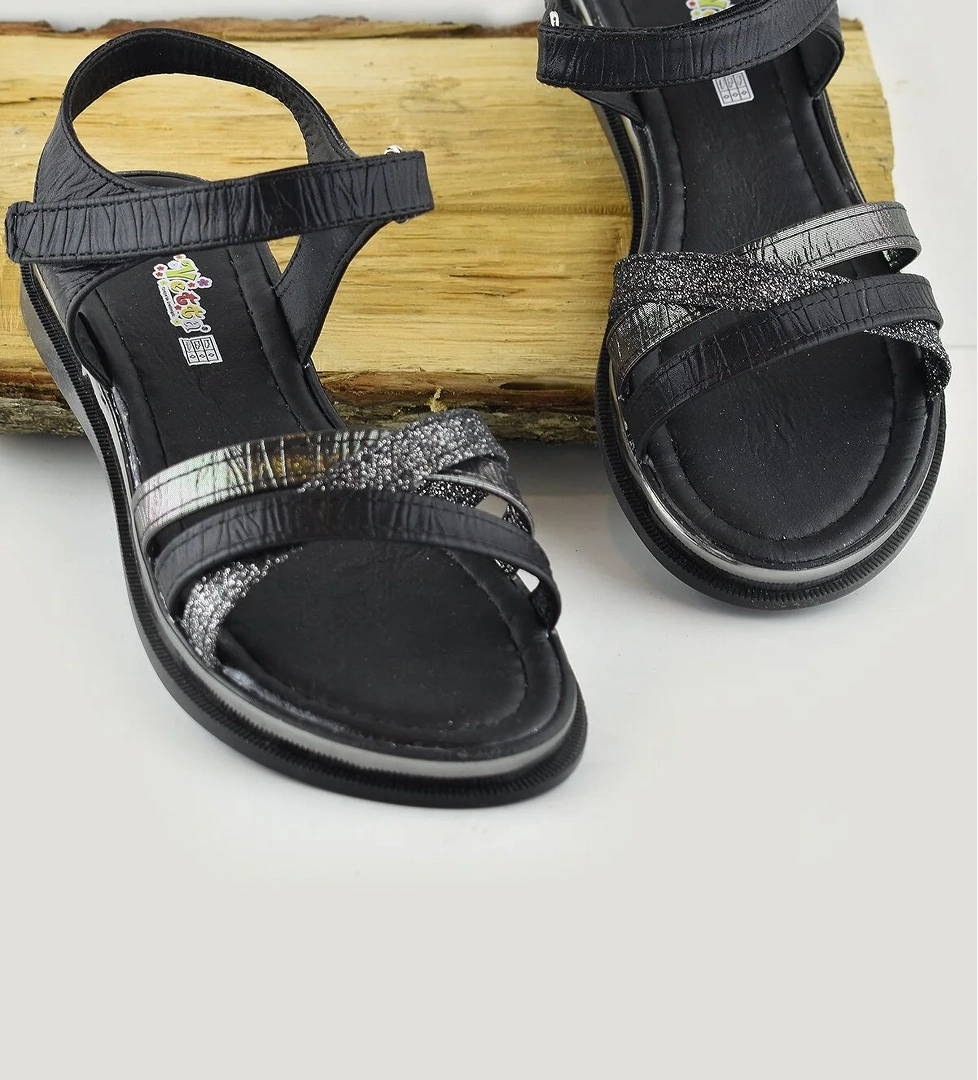 Ayakkabı Burada 665e Ortopedik Taban Kız Çocuk Sandalet Terlik Düğün Abiye Gündelik Vetta model görseli