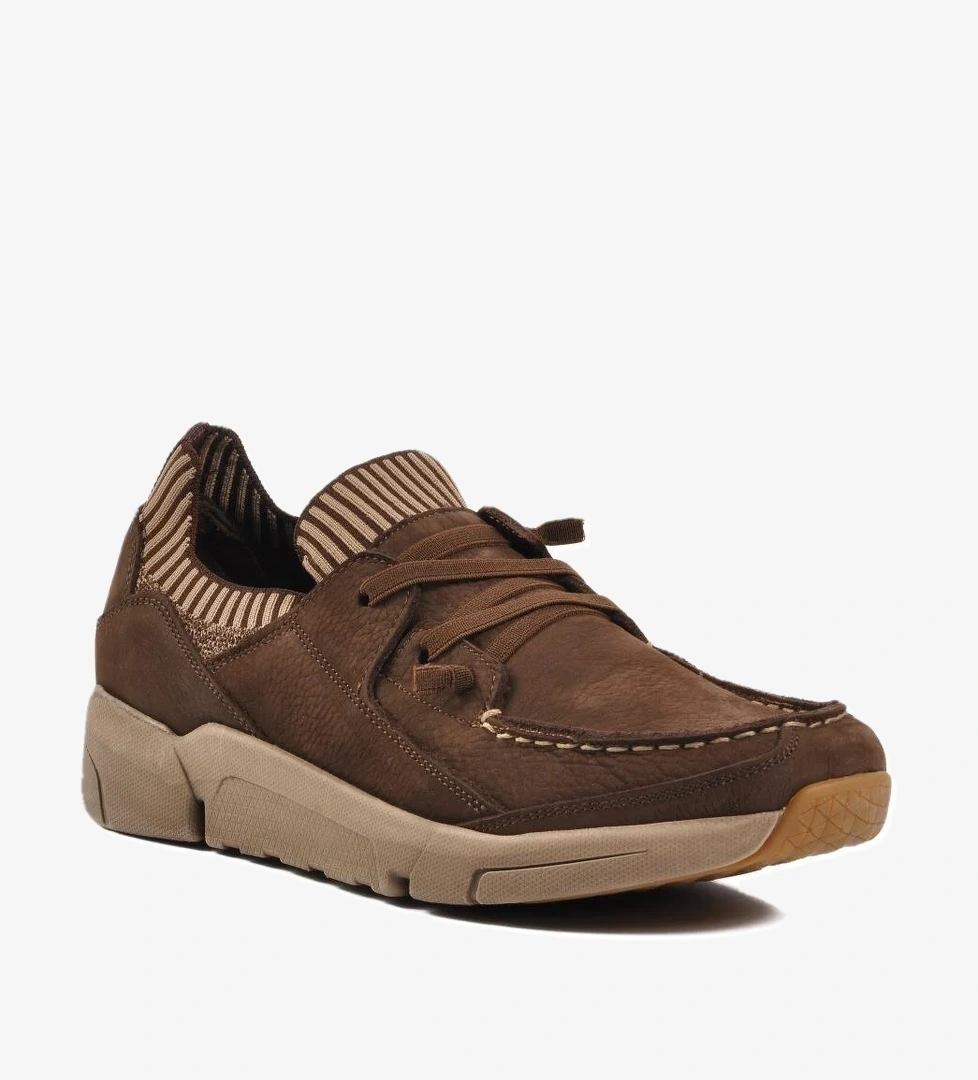 23410 Kahve Nubuk İç Dış Hakiki Deri Erkek Günlük Ayakkabı - Görsel 1