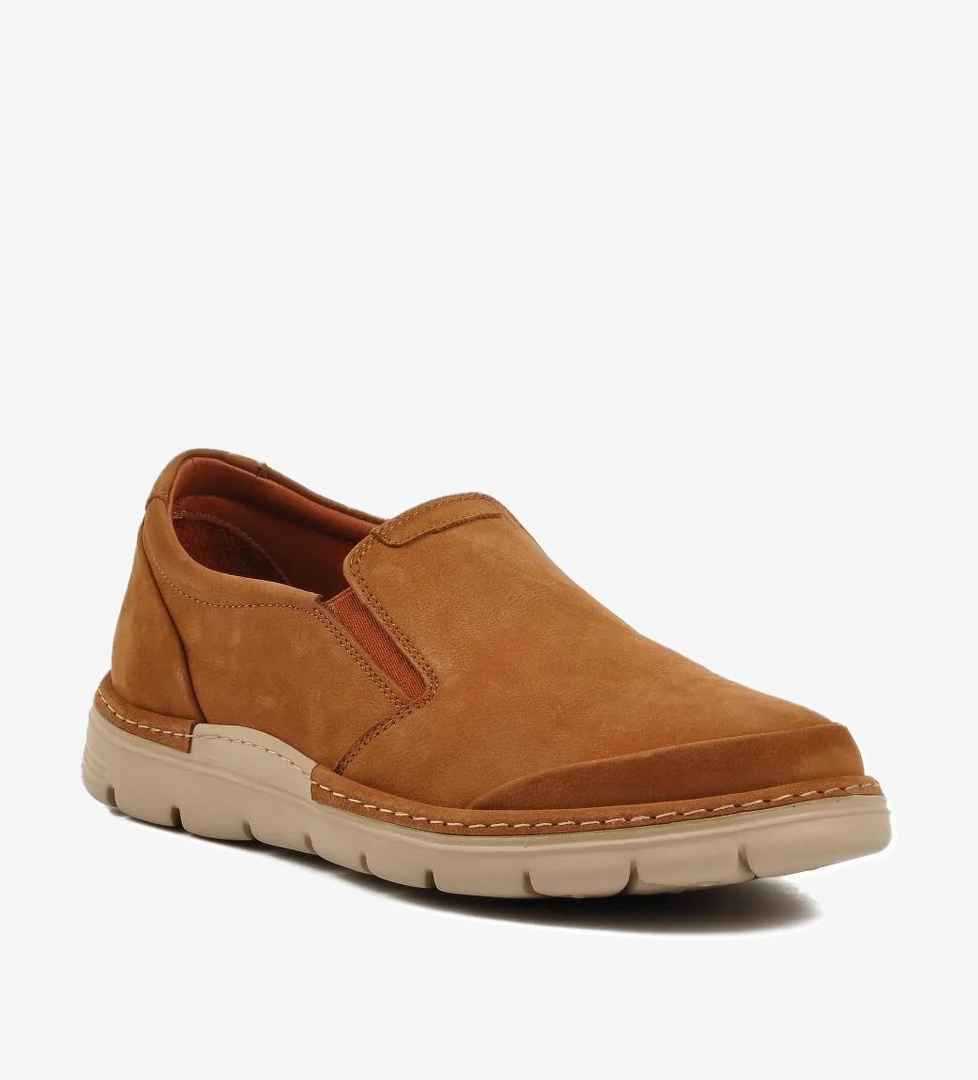 221973 Taba Nubuk İçi Dışı Hakiki Deri Erkek Günlük Ayakkabı