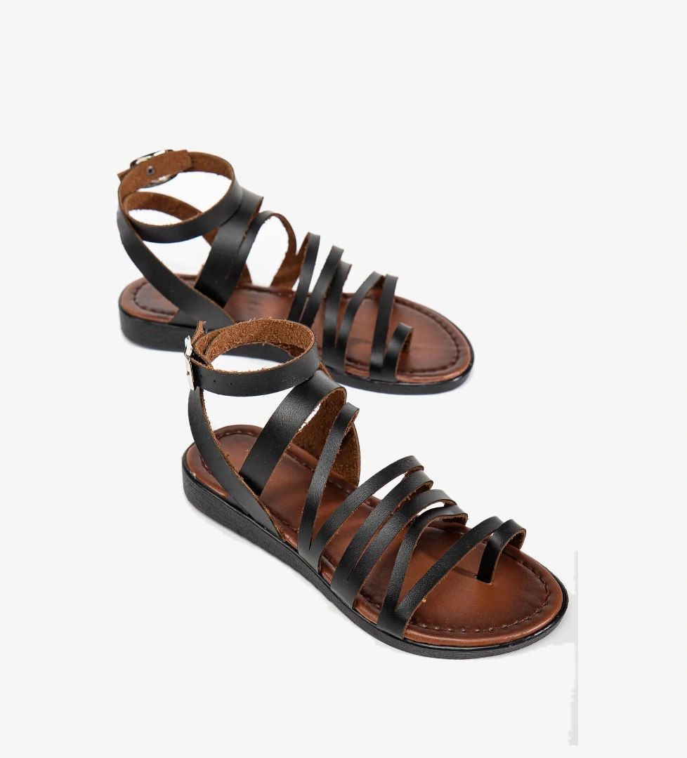 Kadın Sandalet SİYAH CİLT