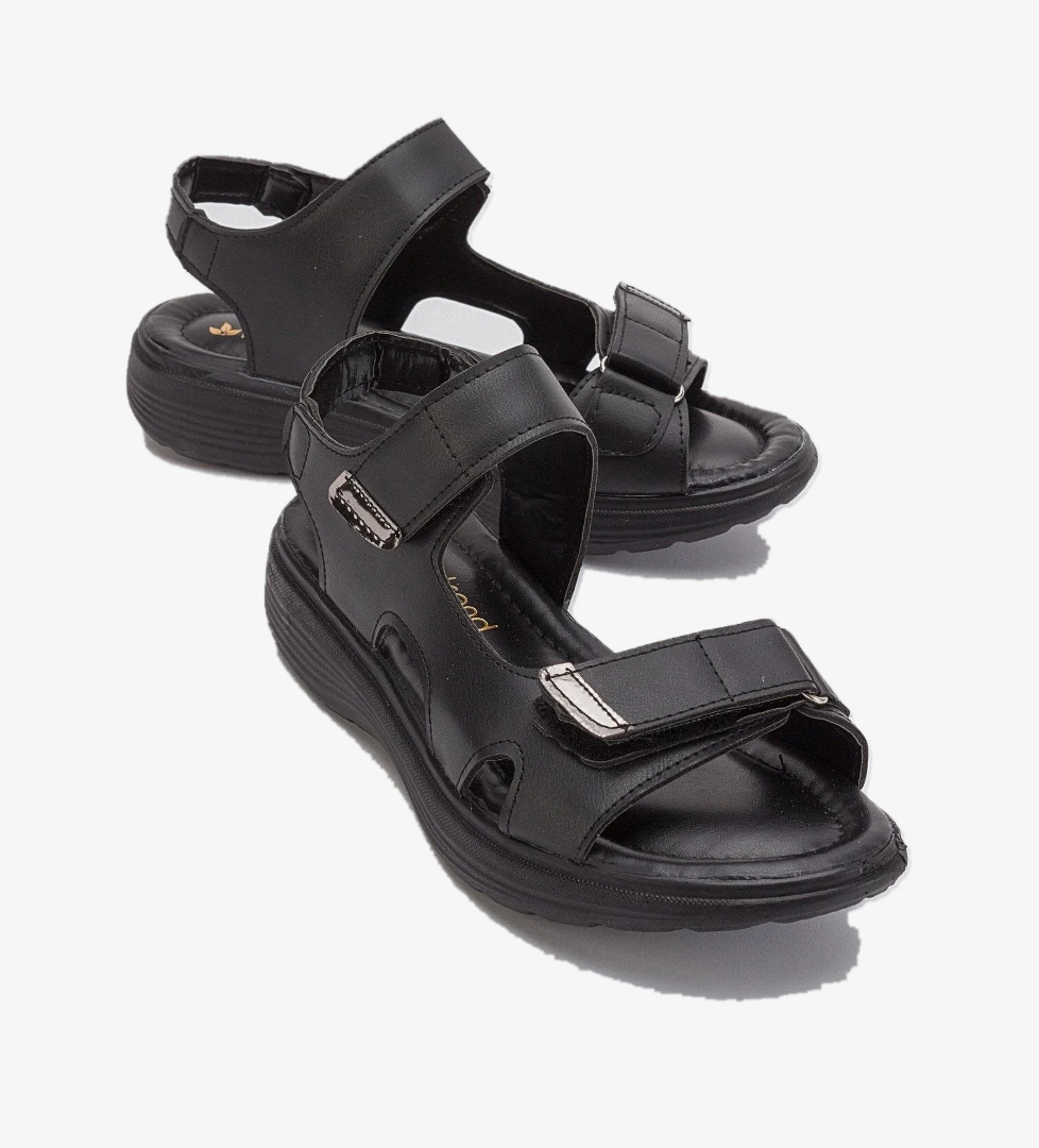 Ccway 2 Cırtlı Kadın Sandalet SİYAH SİYAH model görseli