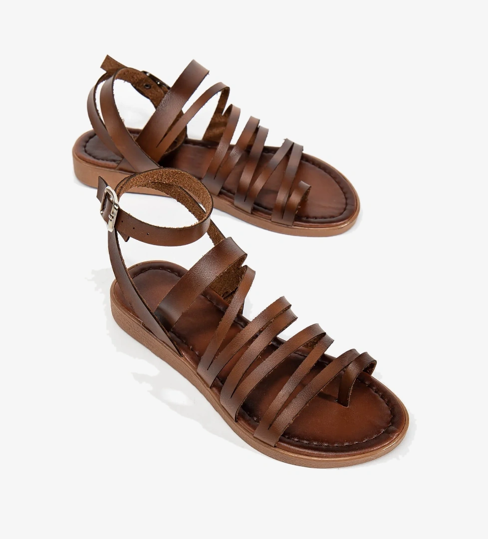 Kadın Sandalet TABA CİLT - Görsel 1