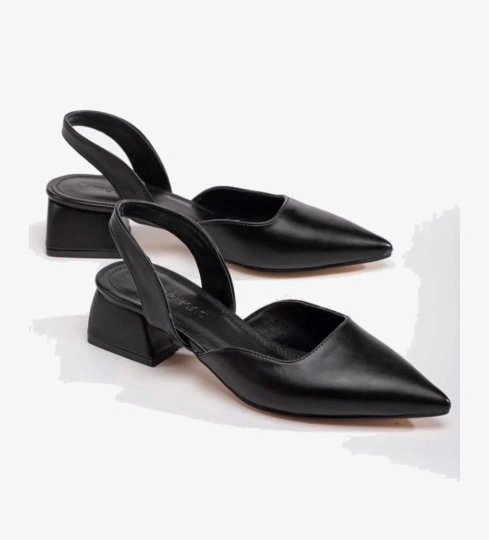 Ayakkabı Burada 1555 Kadın Topuklu Ayakkabı 4 CM Abiye Düğün Nişan Kına Gecesi model görseli