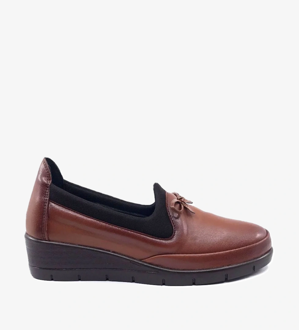 Ayakkabımood Y 50 Özel Topuk Jeli Taba Günlük Bayan Ayakkabı model görseli