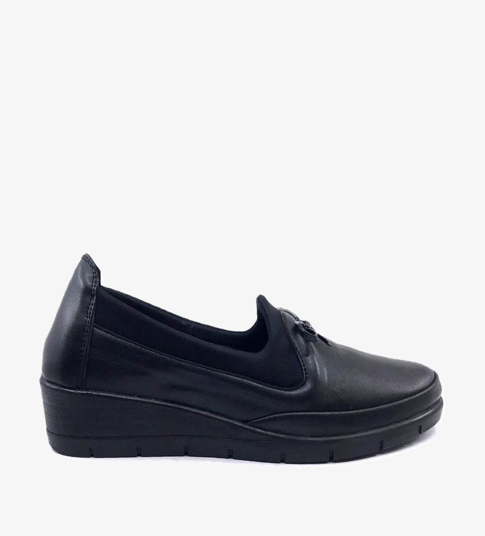 Ayakkabımood Y 50 Özel Topuk Jeli Siyah Günlük Bayan Ayakkabı model görseli