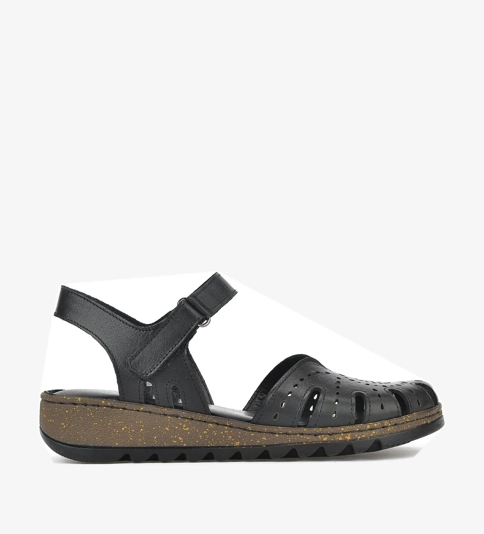 Ziya Taba Ziya Hakiki Deri Kadın Sandalet