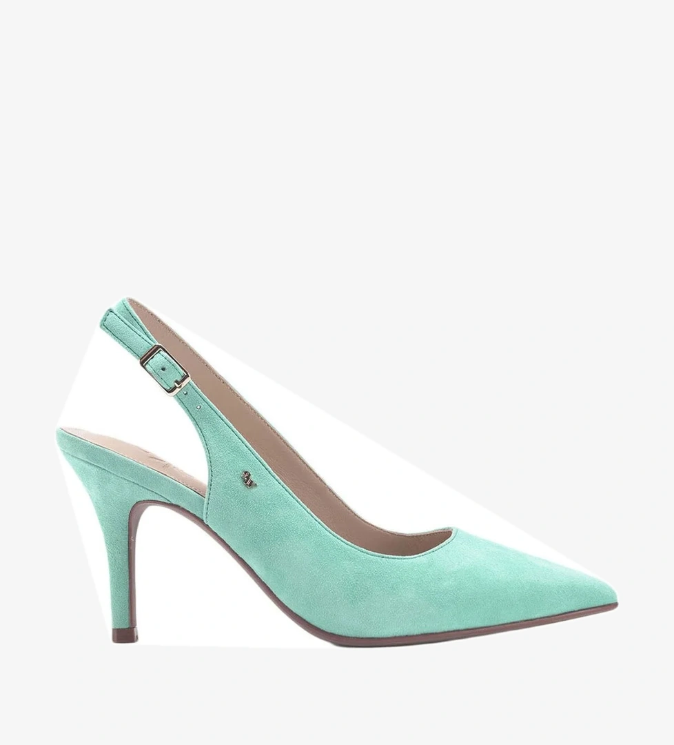 RENNAS 3FX Yeşil Kadın Topuklu Ayakkabı - Görsel 1