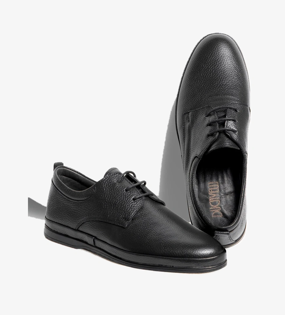 Ducavelli Otrom Hakiki Deri Comfort Ortopedik Erkek Günlük Ayakkabı, Baba Ayakkabısı, Bağc model görseli