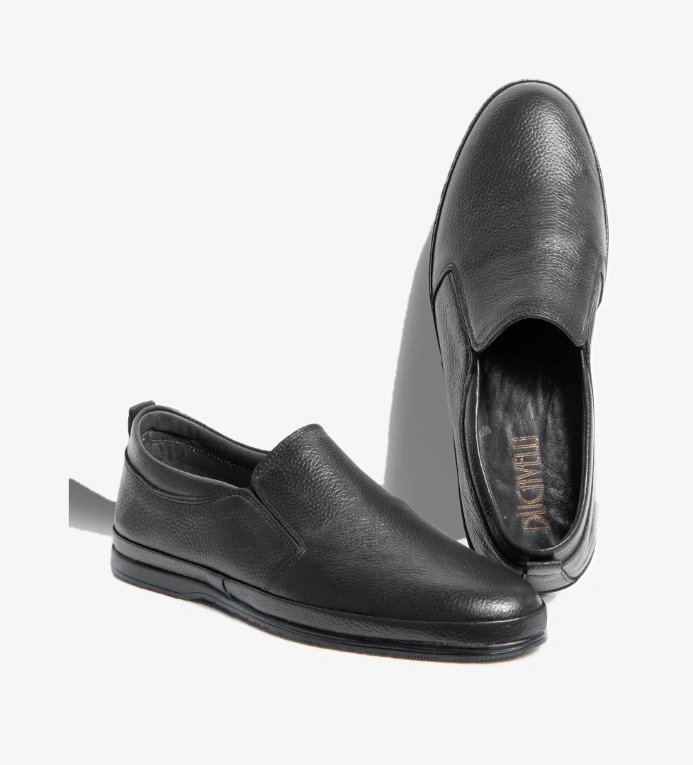 Kaila Hakiki Deri Comfort Ortopedik Erkek Günlük Ayakkabı, Baba Ayakkabısı, Ortopedik Ayakkabı, Loaf - Görsel 1