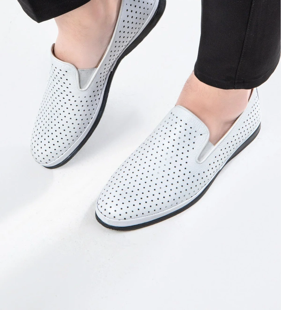 Komba Hakiki Deri Comfort Ortopedik Erkek Günlük Ayakkabı, Baba Ayakkabısı Loafer Ortopedik Ayakkabı