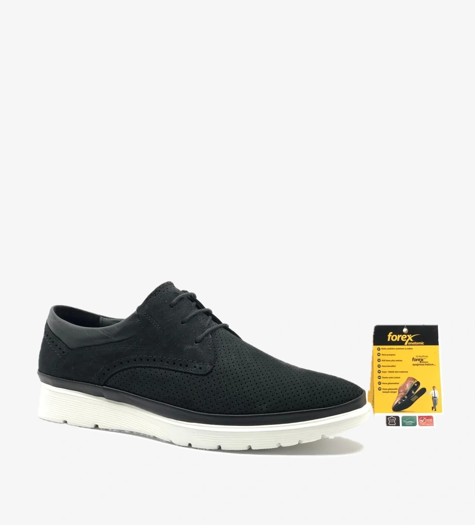 Forex 2969-1 Dr.tavsiyeli Hakiki Deri Delikli Erkek Casual Ayakkabı model görseli