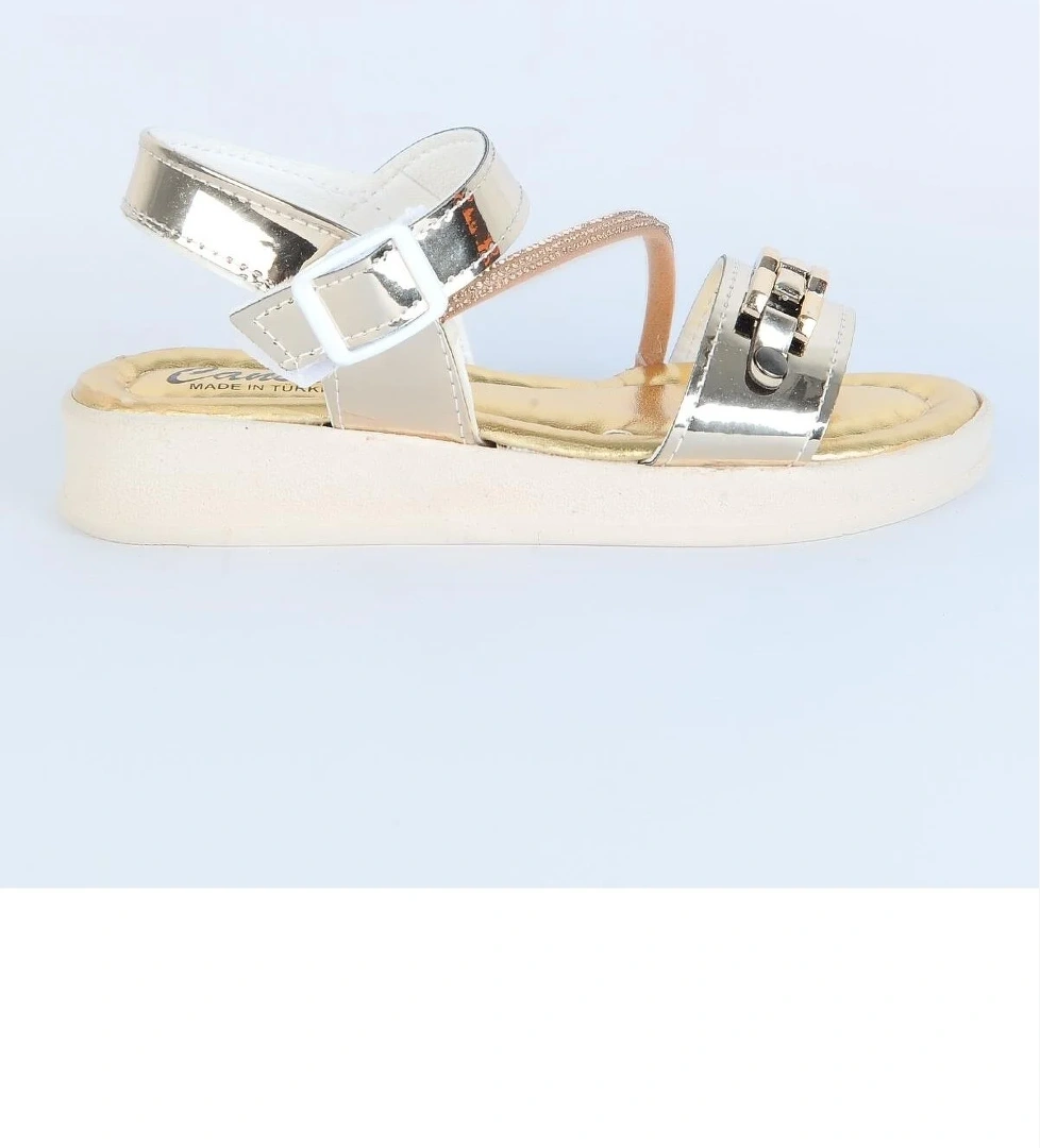 5095 Cırtlı Yazlık Kız Çocuk Sandalet Ayakkabı