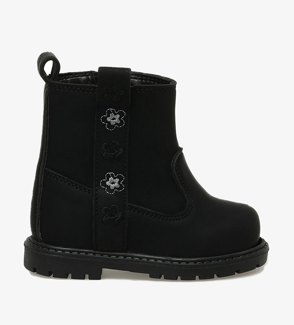 LOUIS.B 3PR Siyah Kız Çocuk Biker Bot - Görsel 1