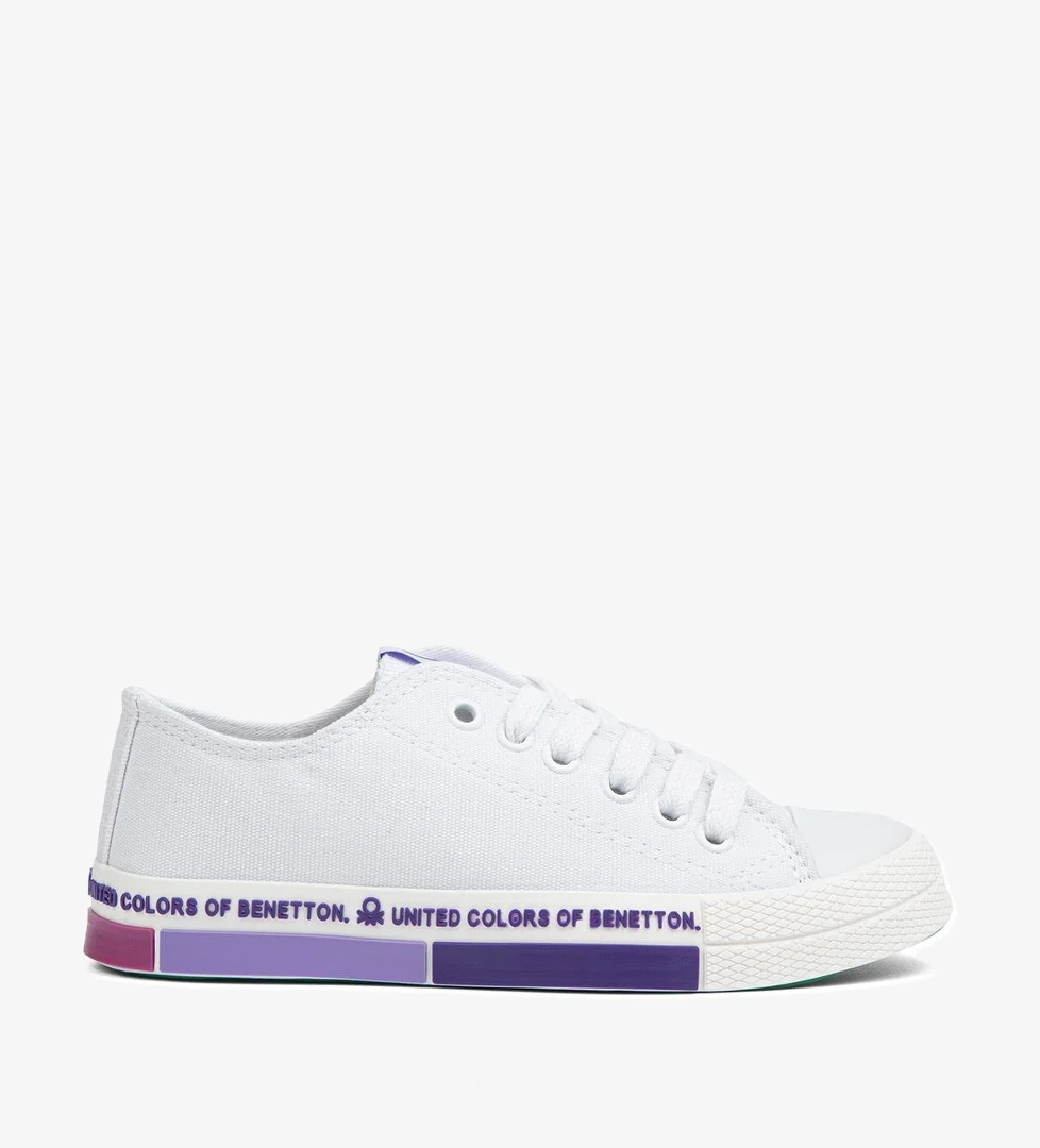 ® | BN-70017 - 3374 Beyaz Lila - Kadın Spor Ayakkabı