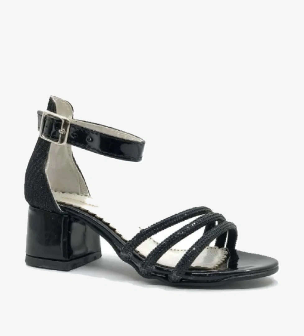 İremsu 1441 Kız Çocuk Abiye Taşlı Topuklu Ayakkabı model görseli