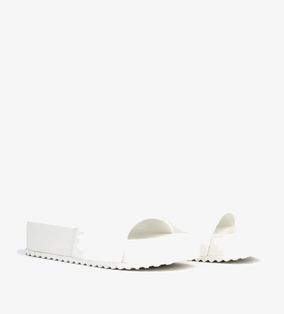 ® | BN-1212- 3489 Beyaz Mavi - Kadın Terlik