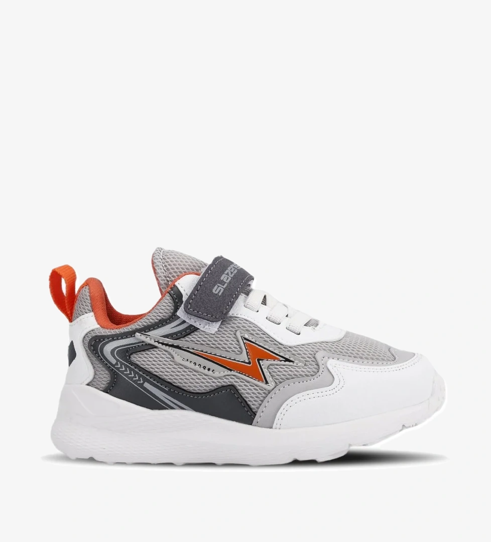Slazenger Kaoru In Erkek Çocuk Sneaker Ayakkabı Gri / Turuncu model görseli